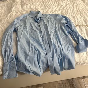 Light blue men’s Brioni dress shirt